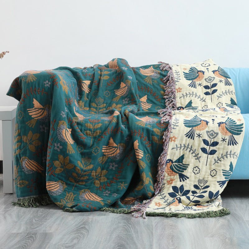 Cotton Cloth Sofa Cover Slipcover Cotton All - inclusive Cover Cloth Towel Blanket - AmiraMart