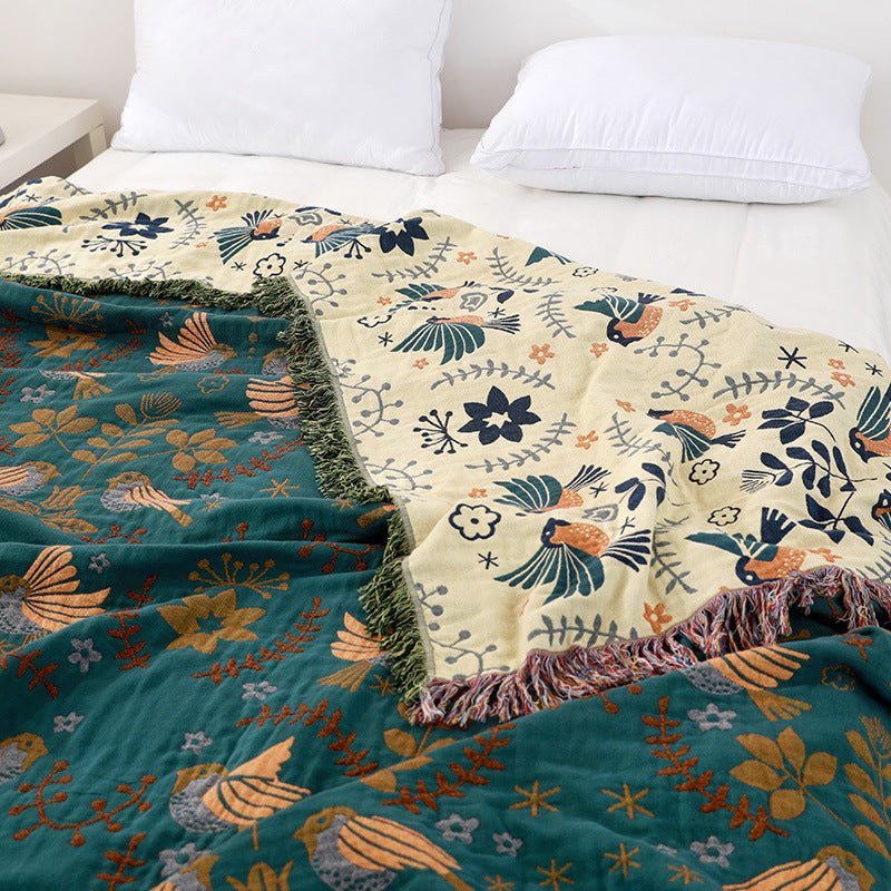 Cotton Cloth Sofa Cover Slipcover Cotton All - inclusive Cover Cloth Towel Blanket - AmiraMart