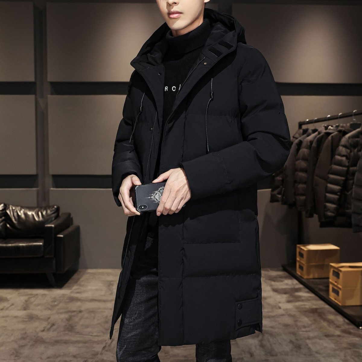 Cotton Coat Winter Clothing Down Men - AmiraMart