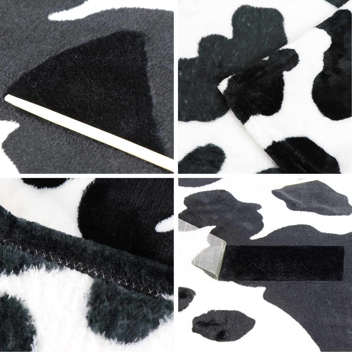 Cow Print Blanket Flannel Blanket - AmiraMart