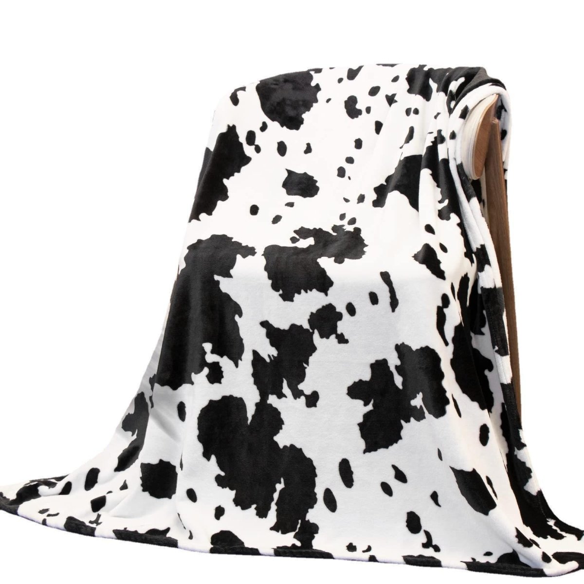 Cow Print Blanket Flannel Blanket - AmiraMart