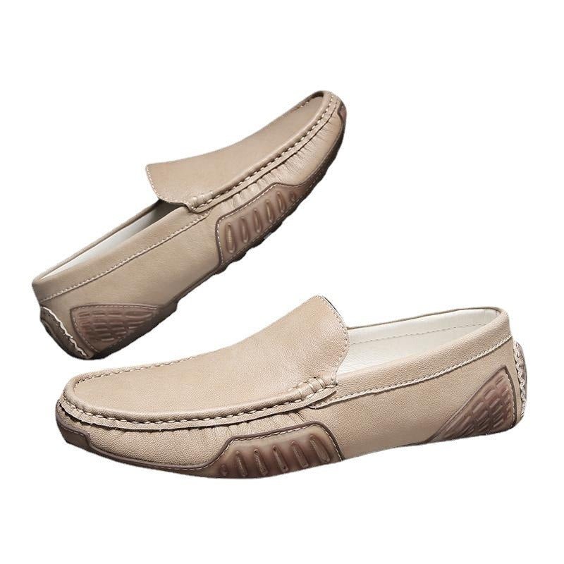 Cowhide Gommino Men's Shoes - AmiraMart