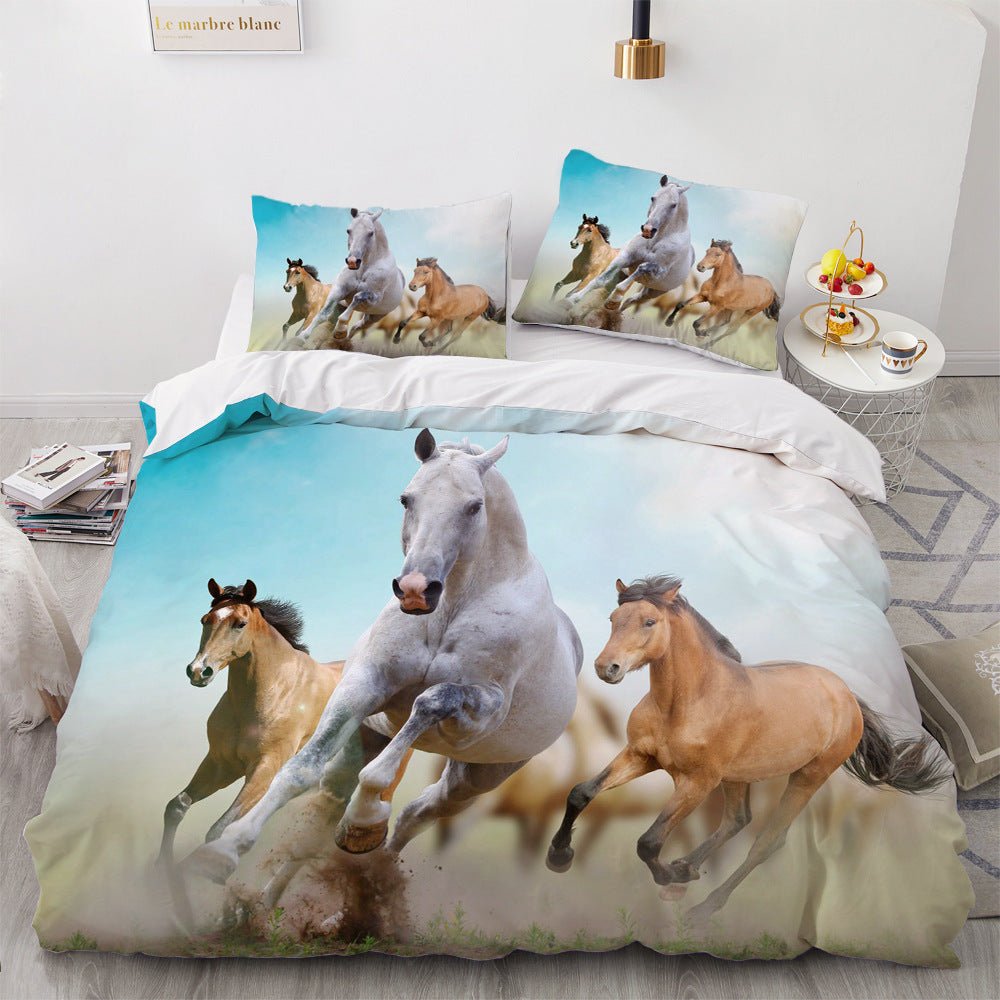 Creative 3D Digital Printing Bedding Animal - AmiraMart