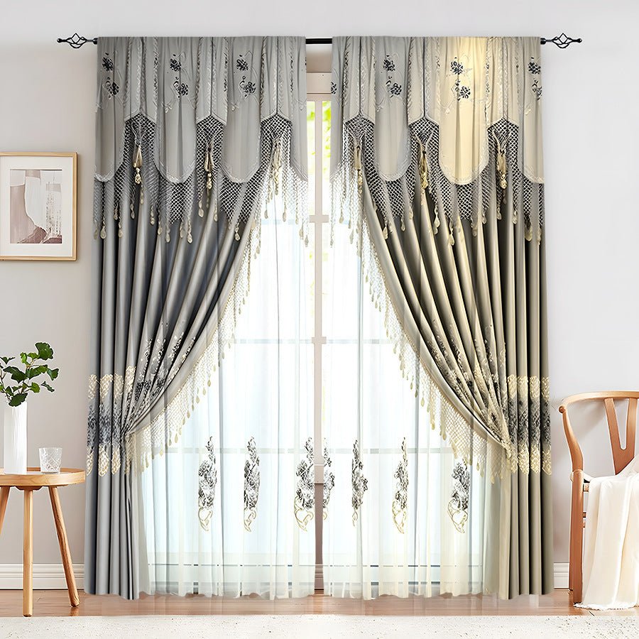 Creative Home European Flower Character Curtains - AmiraMart