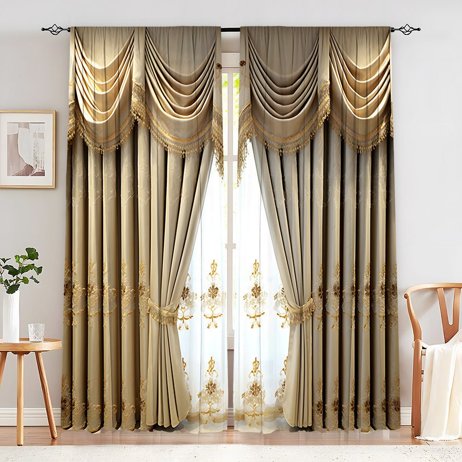 Creative Home European Flower Character Curtains - AmiraMart