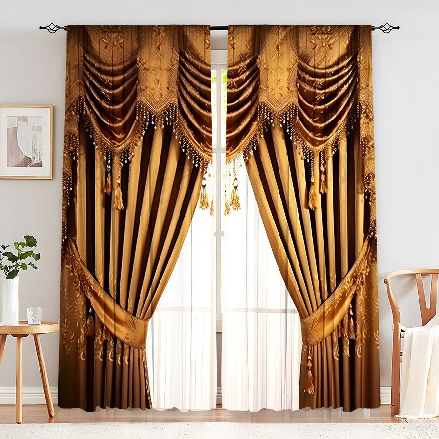 Creative Home European Flower Character Curtains - AmiraMart