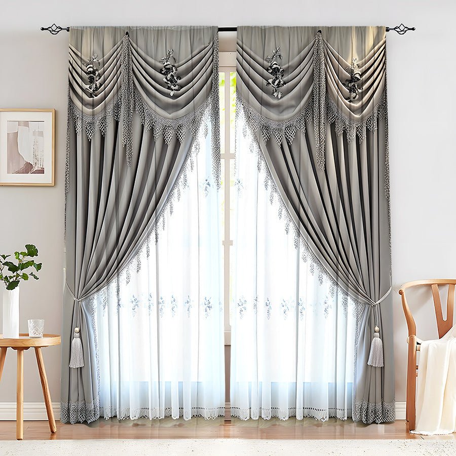 Creative Home European Flower Character Curtains - AmiraMart