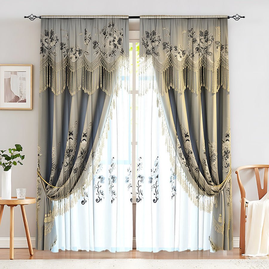 Creative Home European Flower Character Curtains - AmiraMart