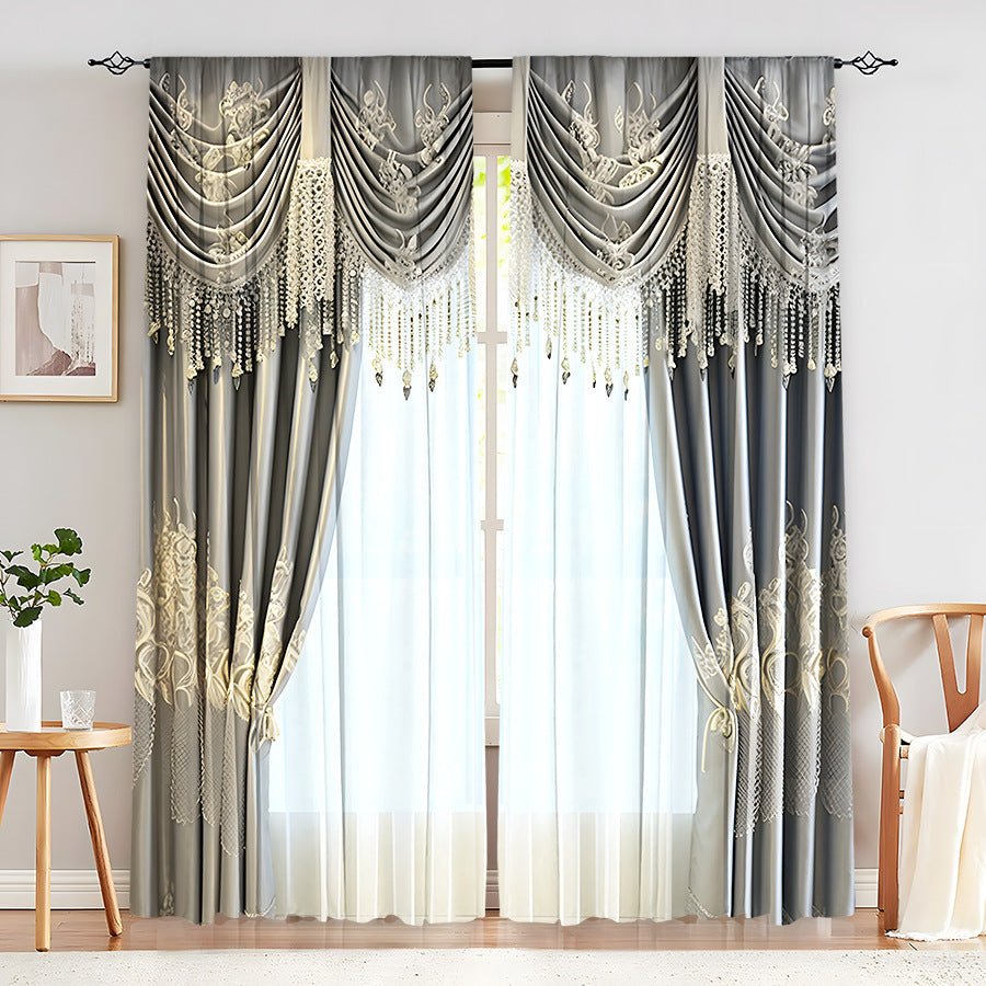 Creative Home European Flower Character Curtains - AmiraMart