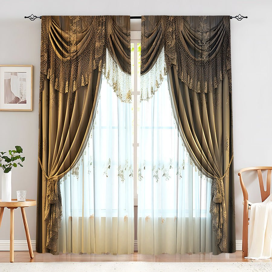 Creative Home European Flower Character Curtains - AmiraMart