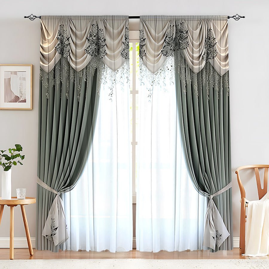 Creative Home European Flower Character Curtains - AmiraMart