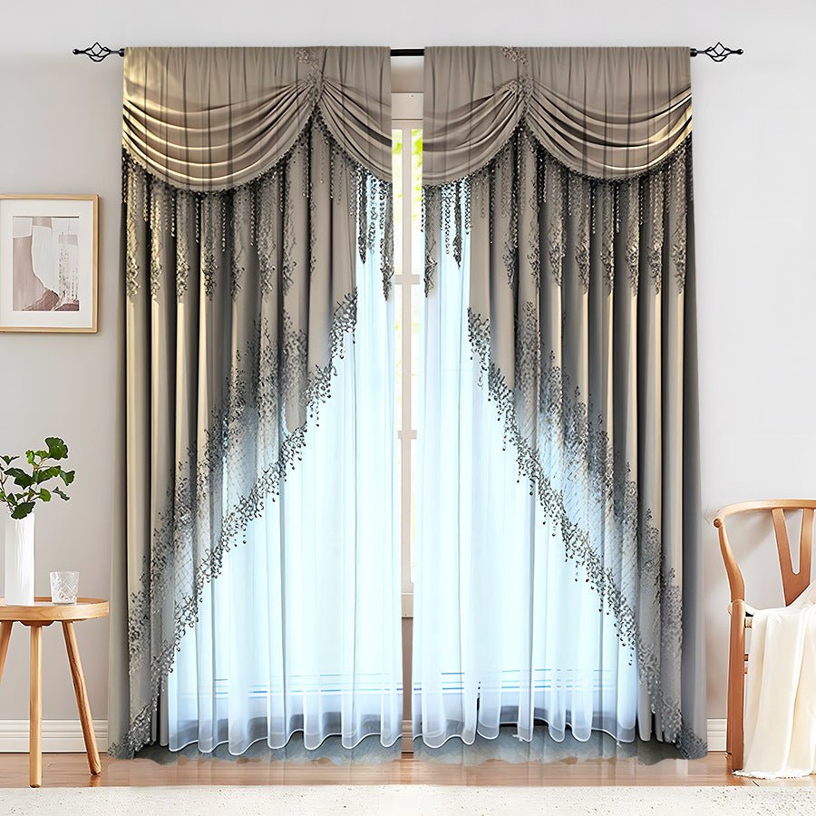 Creative Home European Flower Character Curtains - AmiraMart