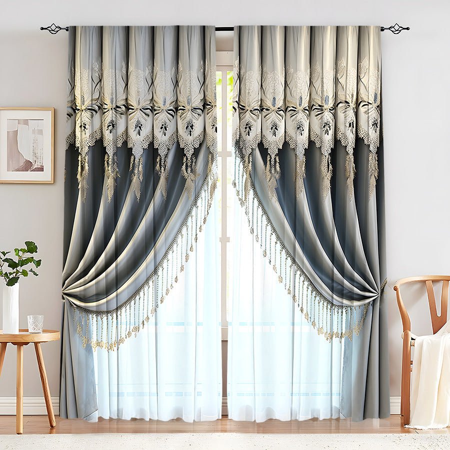 Creative Home European Flower Character Curtains - AmiraMart