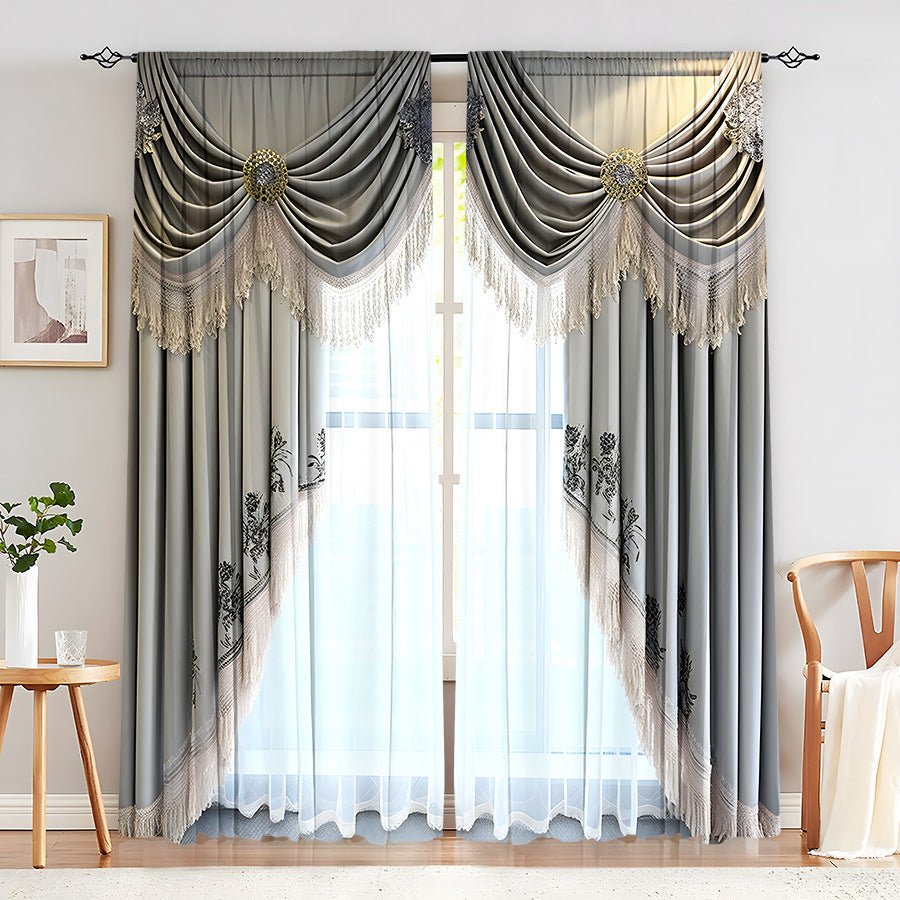 Creative Home European Flower Character Curtains - AmiraMart