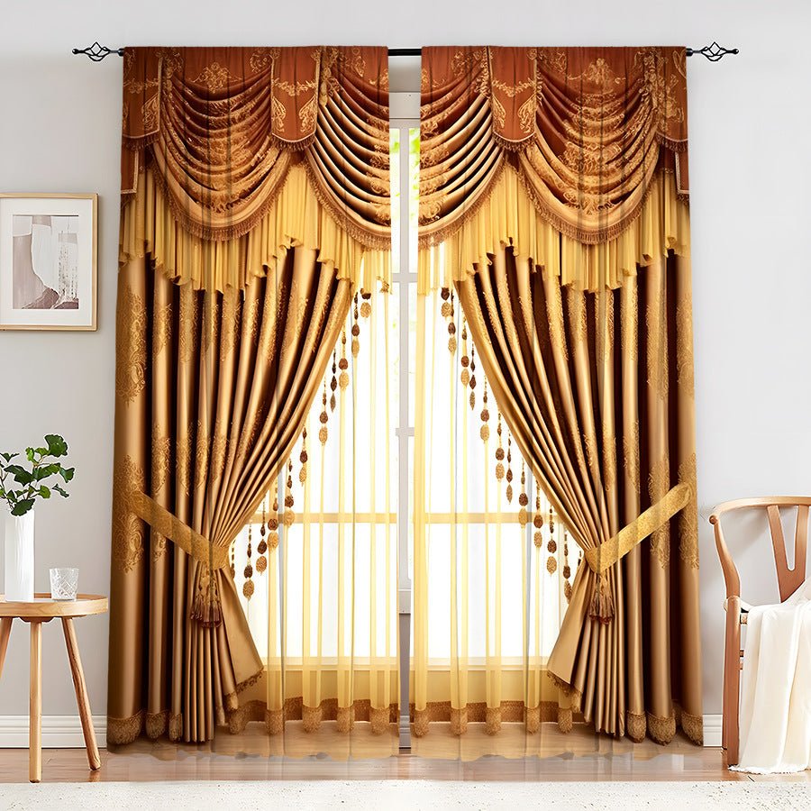 Creative Home European Flower Character Curtains - AmiraMart