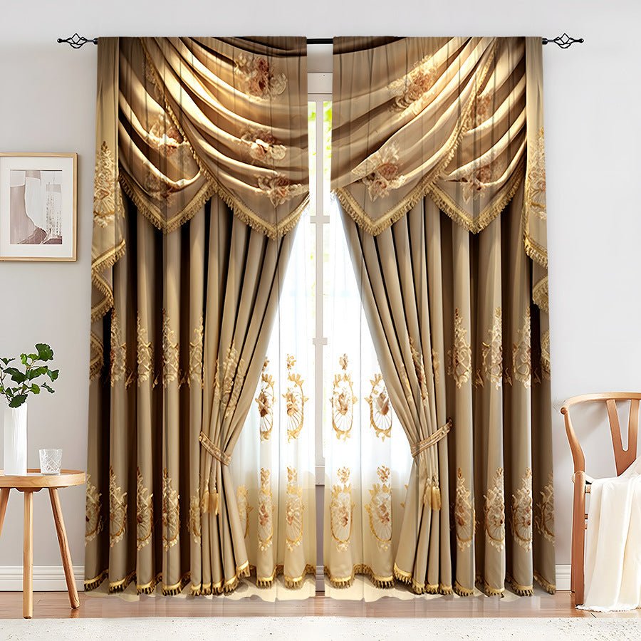 Creative Home European Flower Character Curtains - AmiraMart