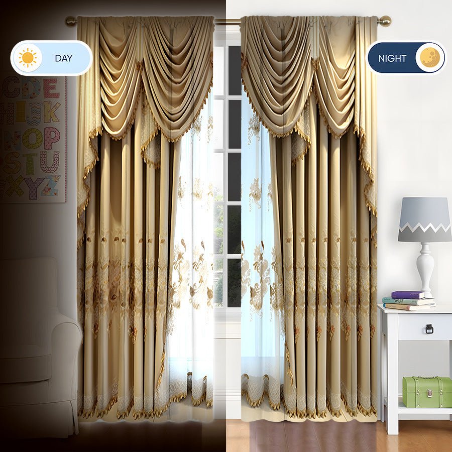 Creative Home European Flower Character Curtains - AmiraMart