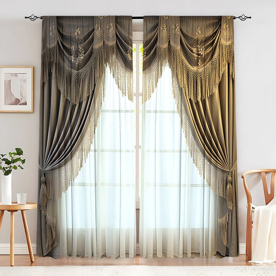 Creative Home European Flower Character Curtains - AmiraMart