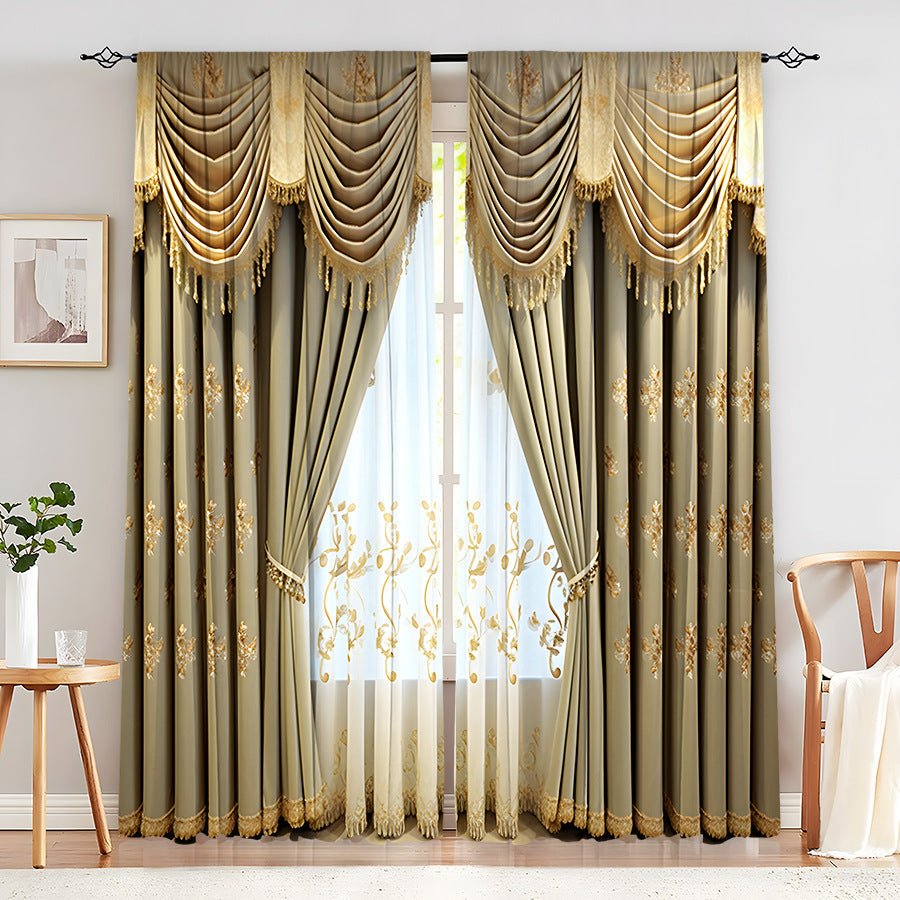 Creative Home European Flower Character Curtains - AmiraMart
