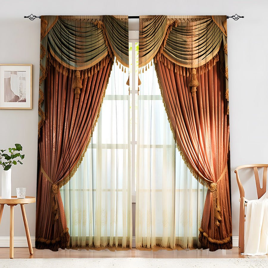 Creative Home European Flower Character Curtains - AmiraMart