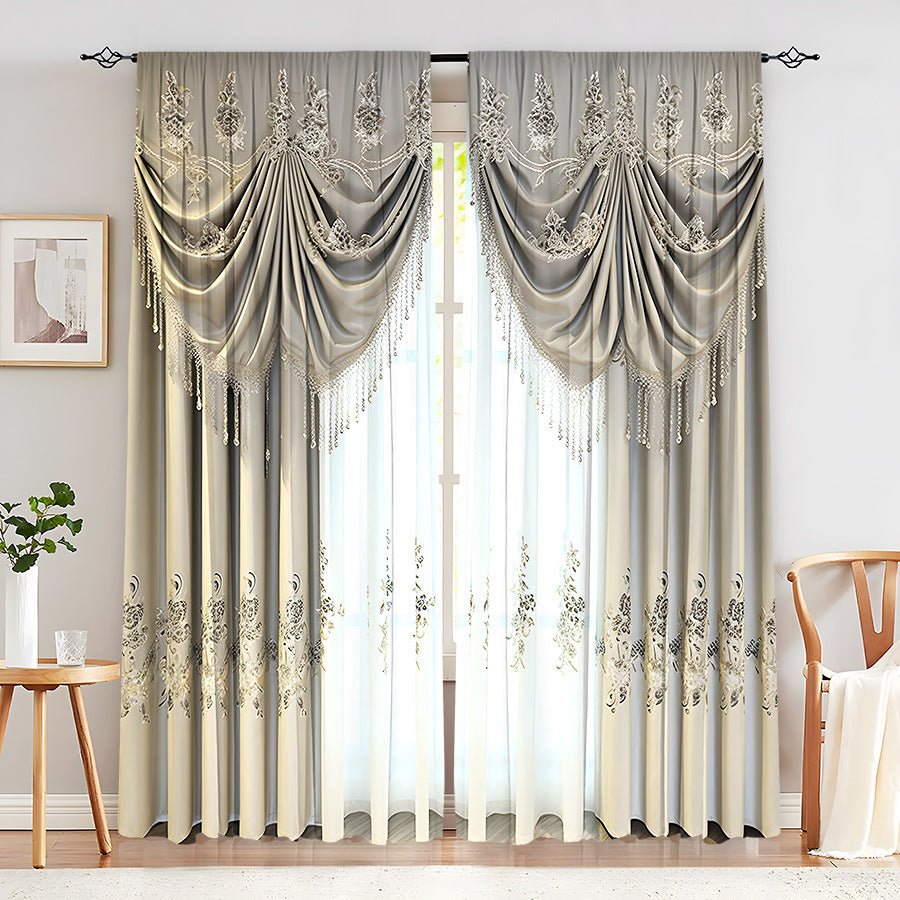 Creative Home European Flower Character Curtains - AmiraMart
