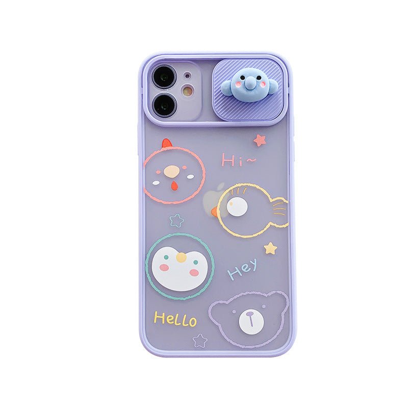 Creative New Cartoon Window Mobile Phone Case - AmiraMart