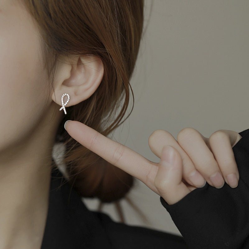 Cross Stud Earrings For Women - AmiraMart