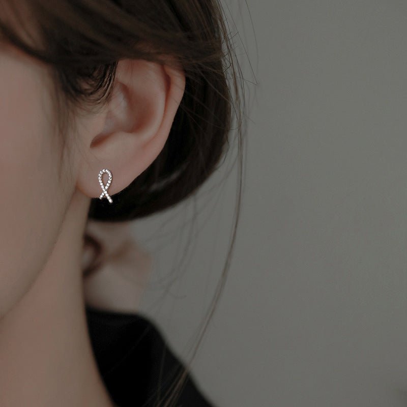 Cross Stud Earrings For Women - AmiraMart