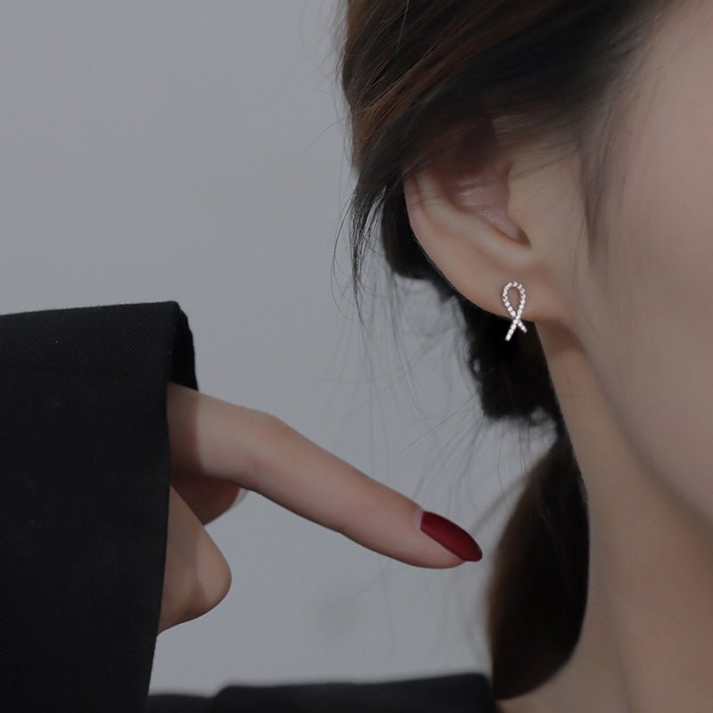 Cross Stud Earrings For Women - AmiraMart