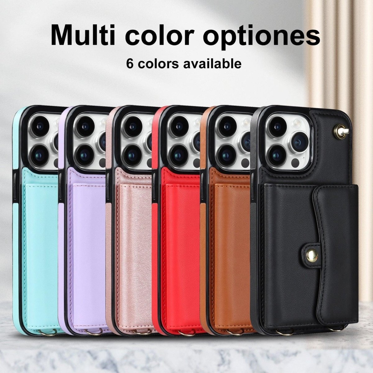 Crossbody Card Holder Phone Case Multi - function Card Holder - AmiraMart