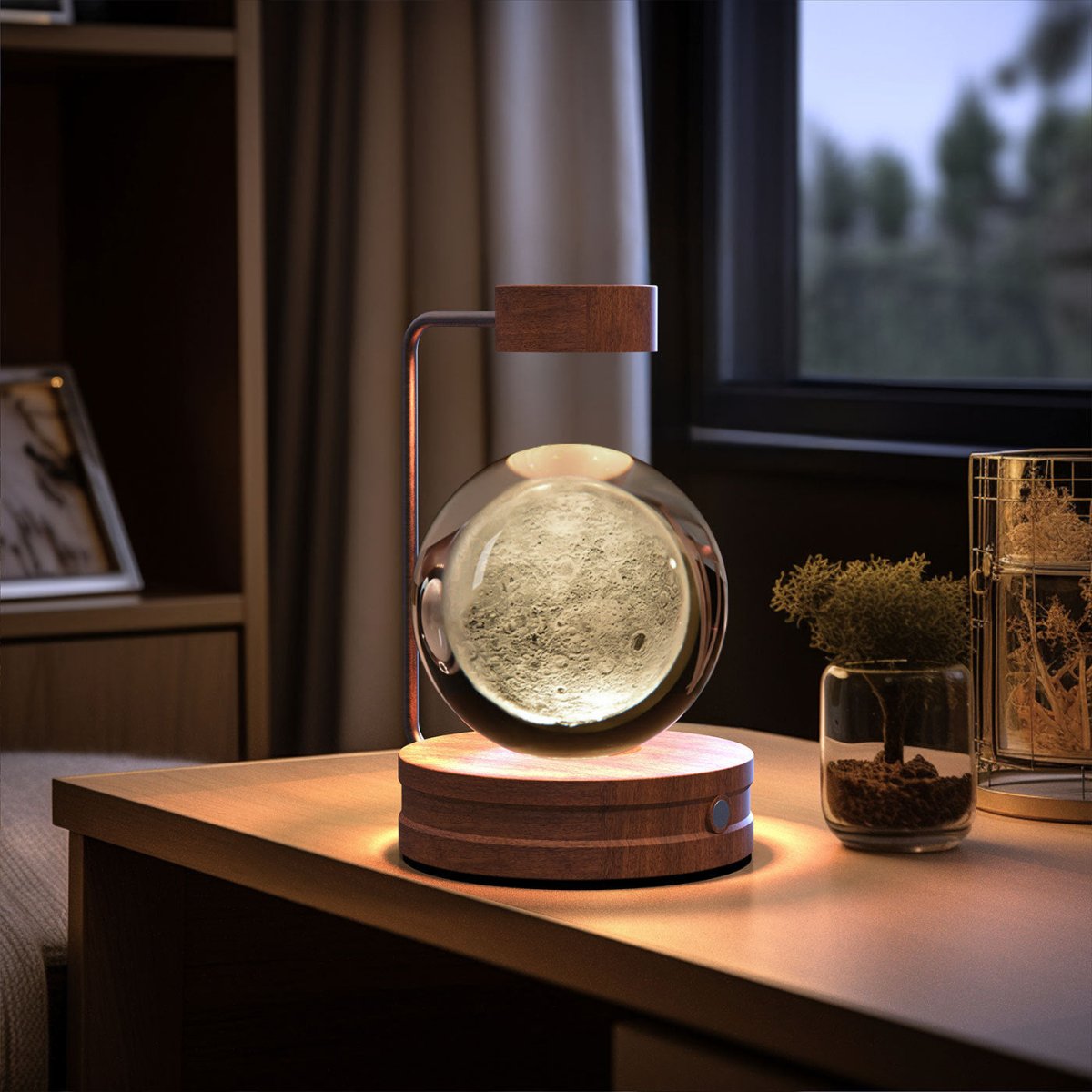 Crystal Ball Cosmic Dinosaur Indoor Night Light - AmiraMart
