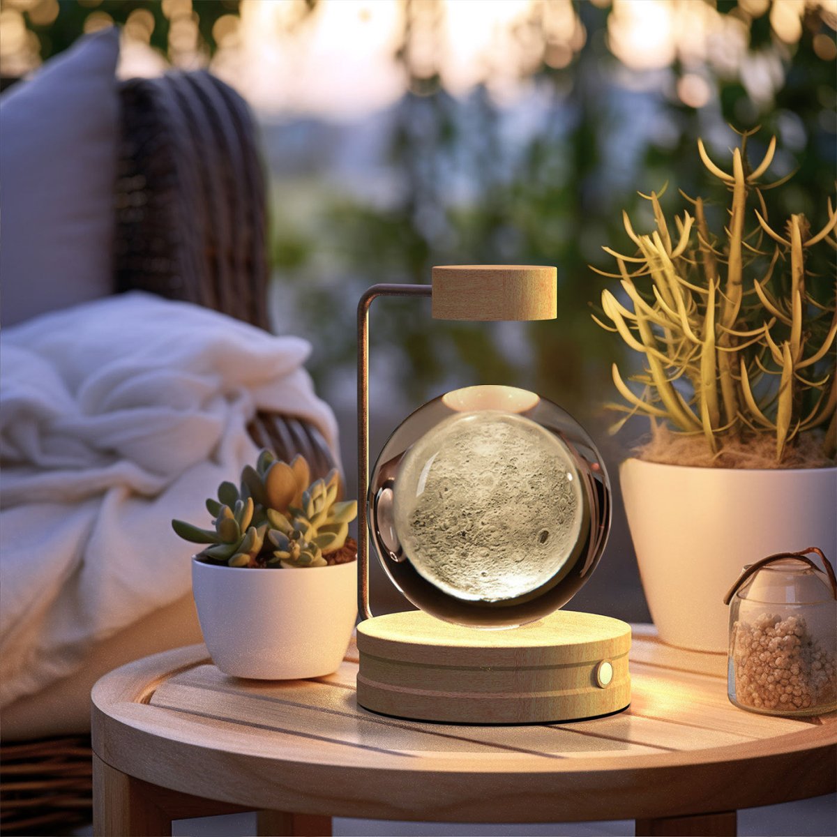 Crystal Ball Cosmic Dinosaur Indoor Night Light - AmiraMart