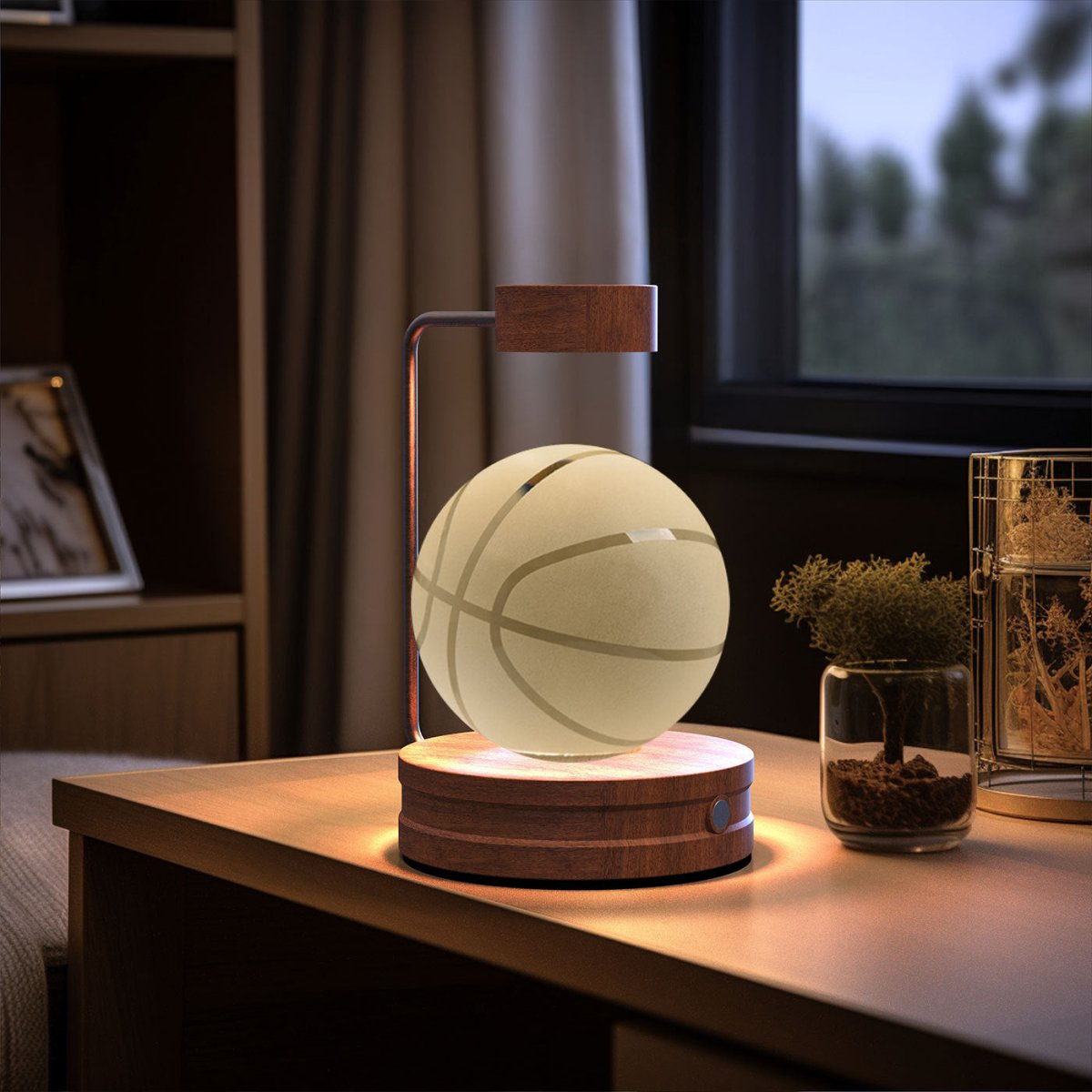 Crystal Ball Cosmic Dinosaur Indoor Night Light - AmiraMart