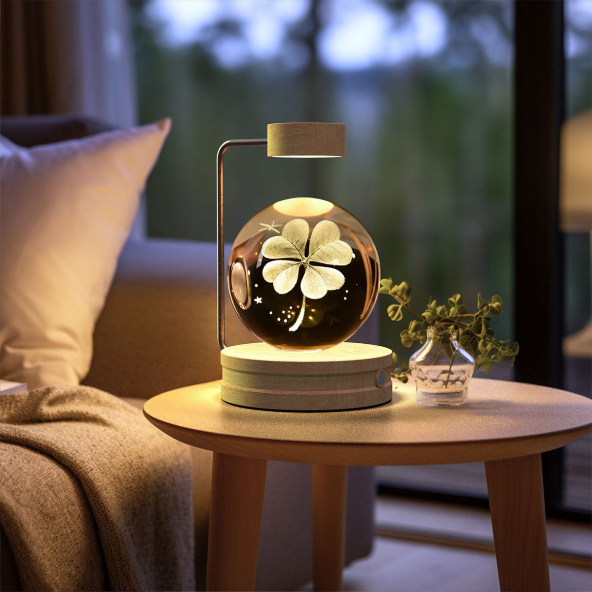 Crystal Ball Cosmic Dinosaur Indoor Night Light - AmiraMart