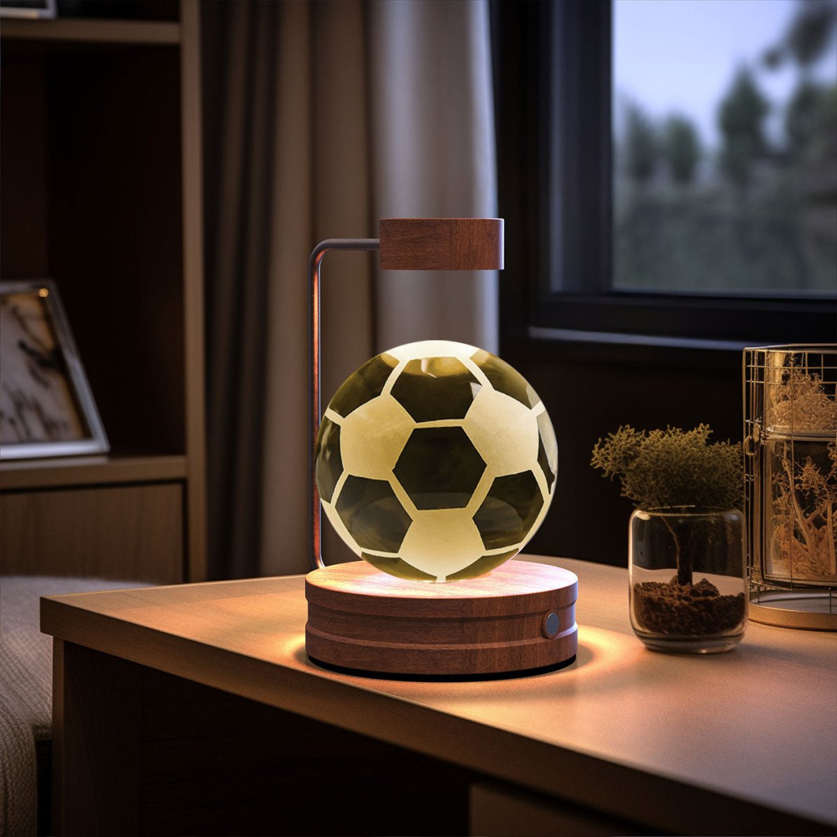 Crystal Ball Cosmic Dinosaur Indoor Night Light - AmiraMart