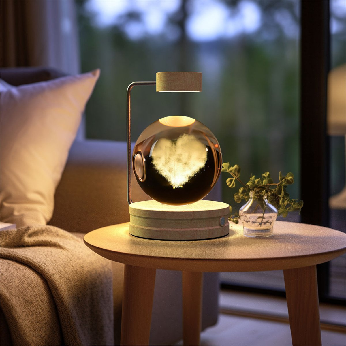 Crystal Ball Cosmic Dinosaur Indoor Night Light - AmiraMart