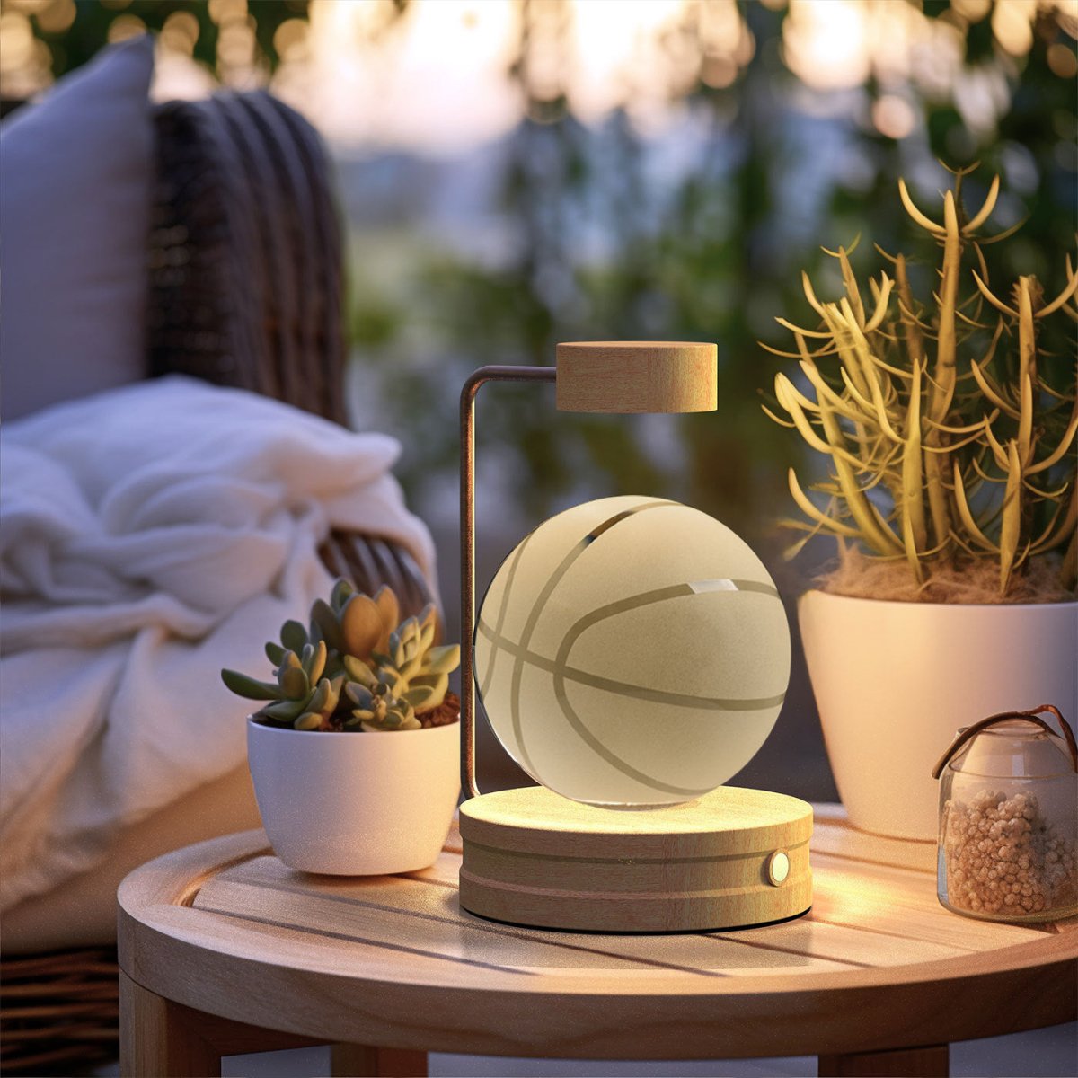 Crystal Ball Cosmic Dinosaur Indoor Night Light - AmiraMart