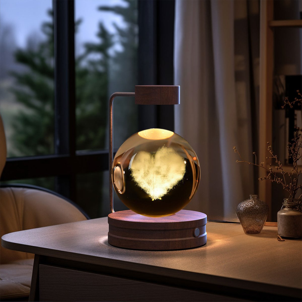 Crystal Ball Cosmic Dinosaur Indoor Night Light - AmiraMart