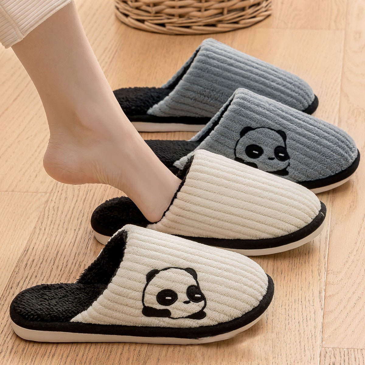 Cute Panda Slippers - AmiraMart