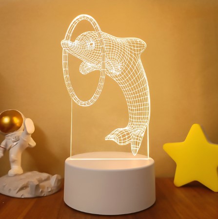 3D Lights Colorful Touch Remote Control LED Visual Lights - AmiraMart