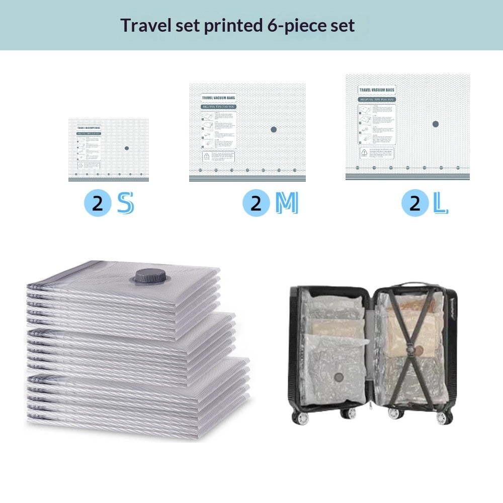 Vacuum Compression Storage Bags Travel Set - AmiraMart
