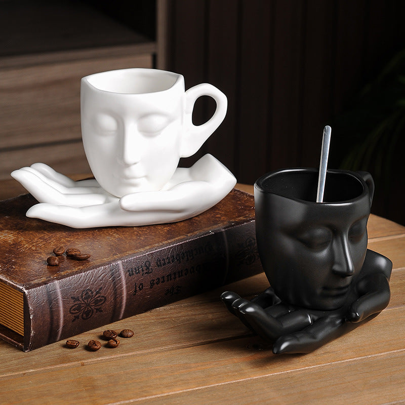 Creative Abstract Art Hand Fragrance Coffee Cup - AmiraMart