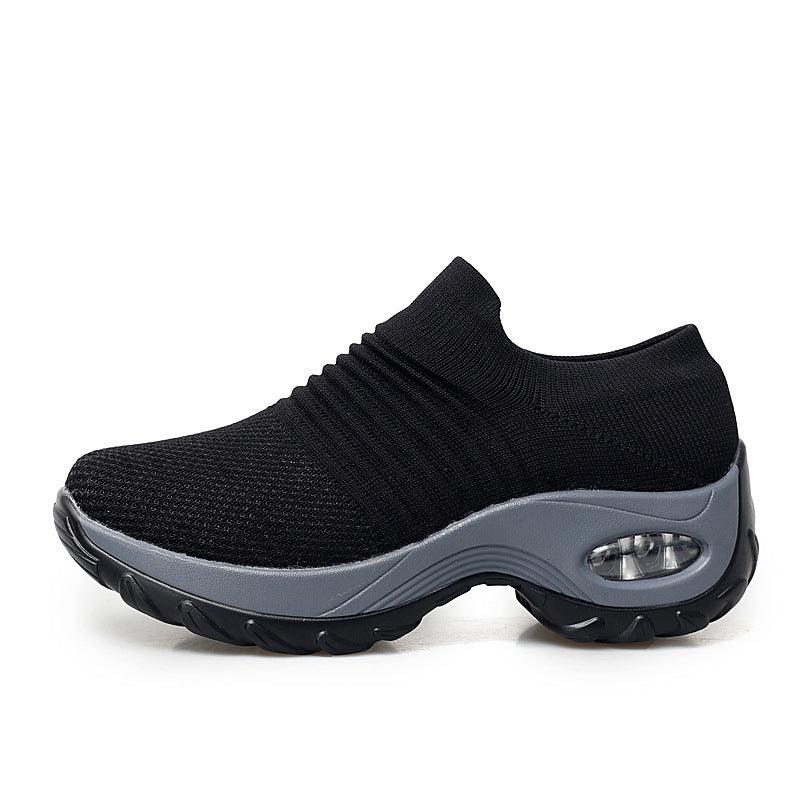 Dancing Soft Bottom Flying Woven Rocking Shoes - AmiraMart
