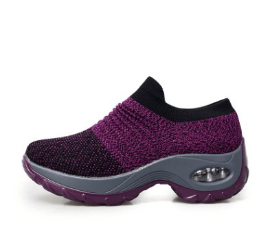 Dancing Soft Bottom Flying Woven Rocking Shoes - AmiraMart