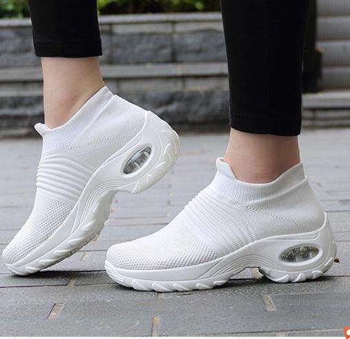 Dancing Soft Bottom Flying Woven Rocking Shoes - AmiraMart
