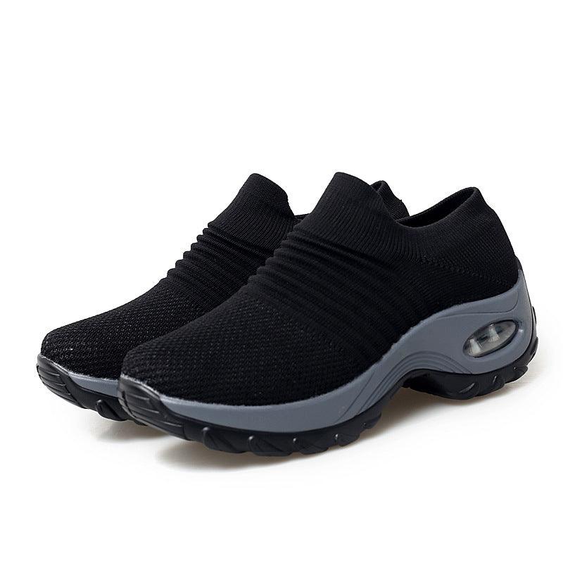 Dancing Soft Bottom Flying Woven Rocking Shoes - AmiraMart