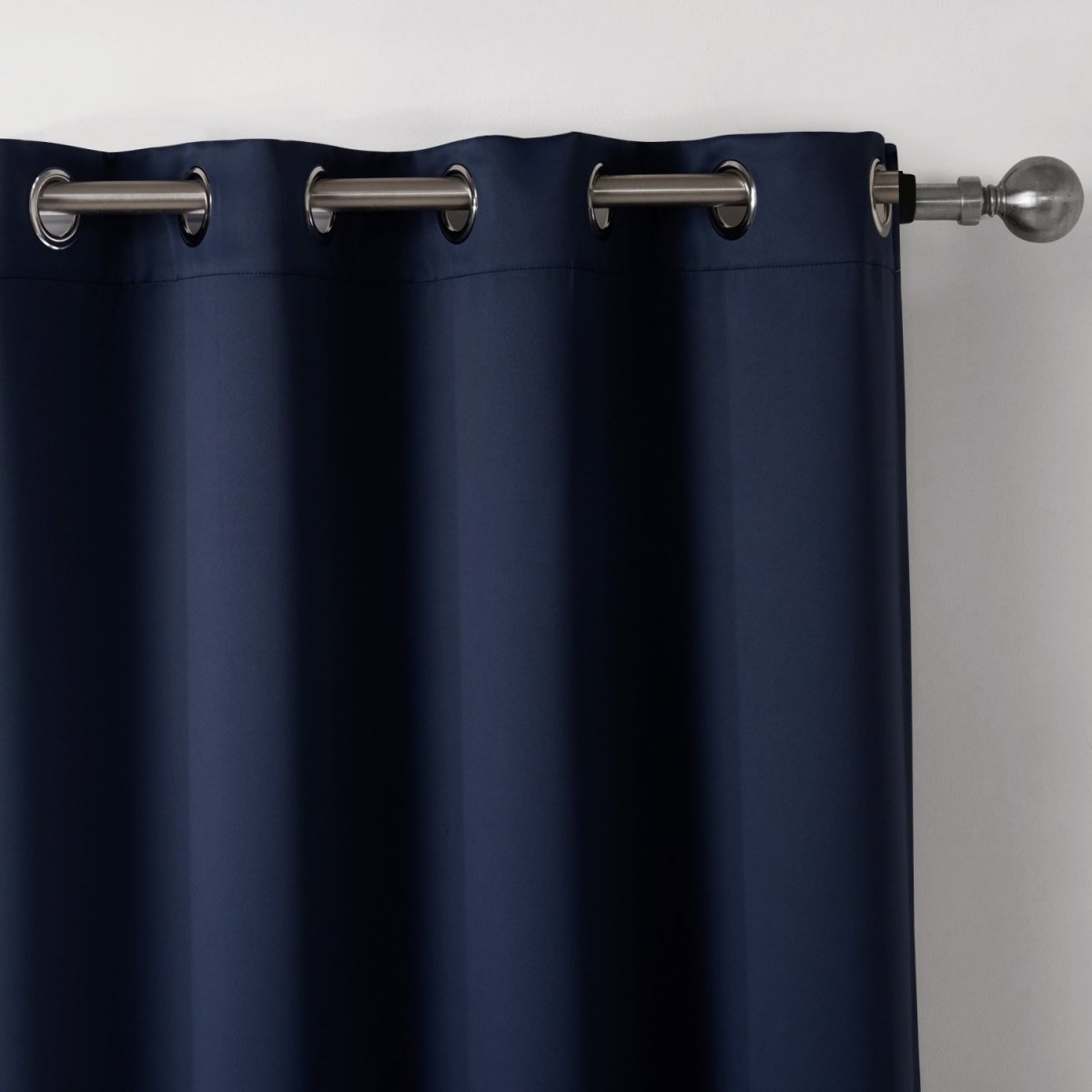 Dark Blue Bedroom Blackout Fabric - AmiraMart