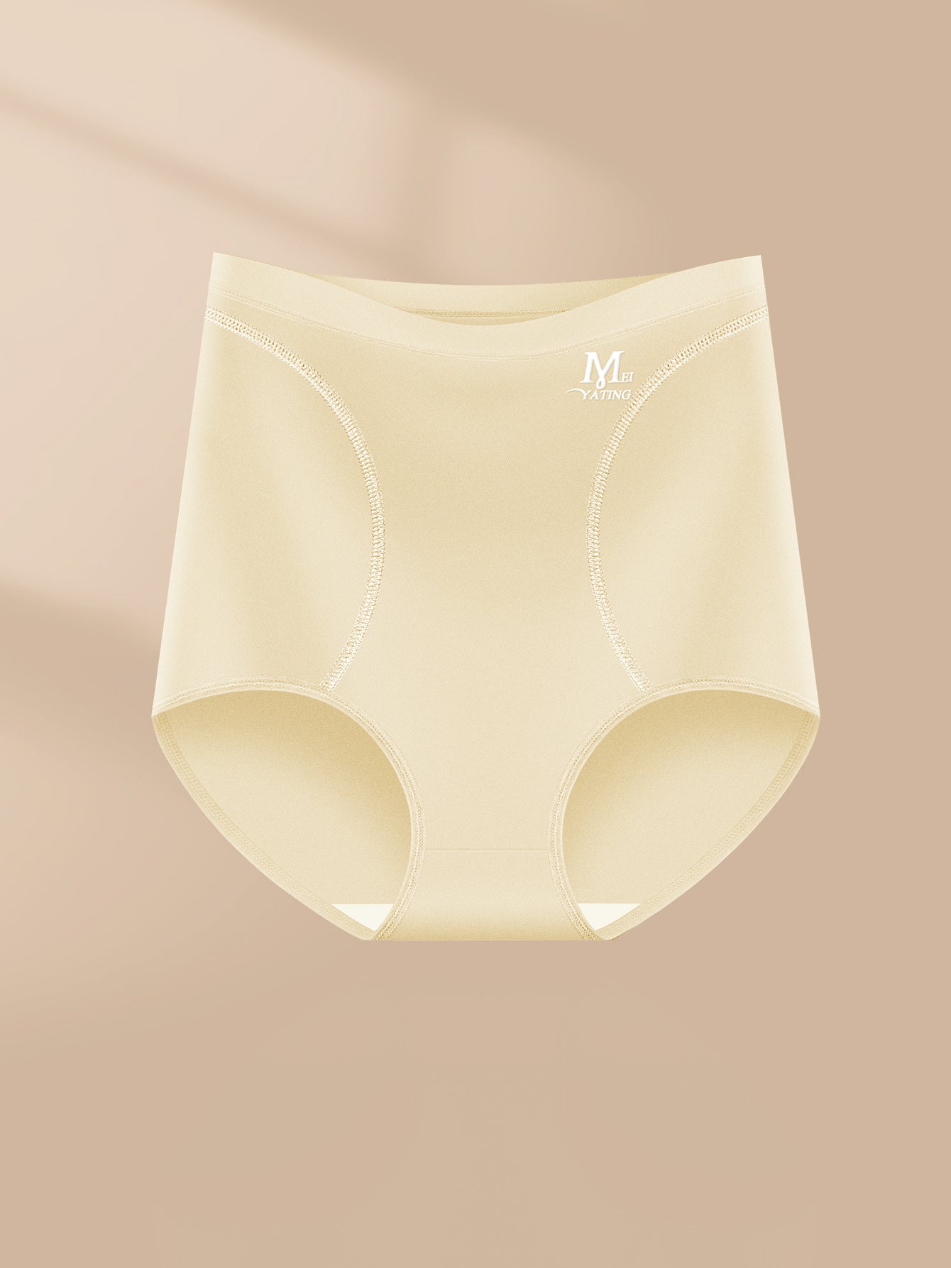Milk Silk High Waisted Triangles Breathable Panties - AmiraMart
