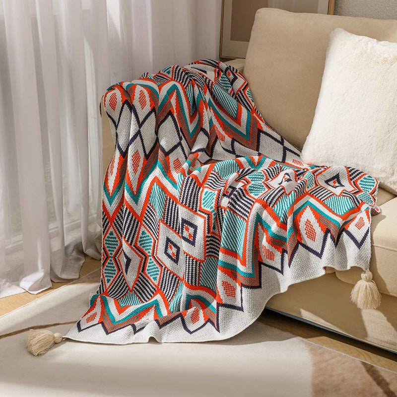 Decoration Bohemian Windblown Sofa Cover Blanket - AmiraMart