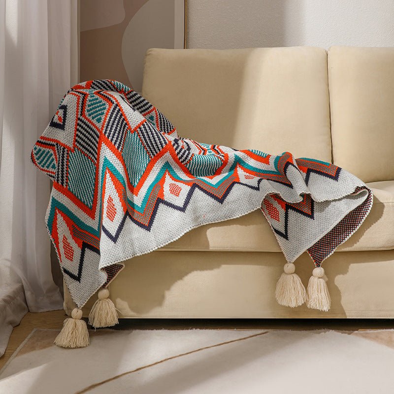 Decoration Bohemian Windblown Sofa Cover Blanket - AmiraMart